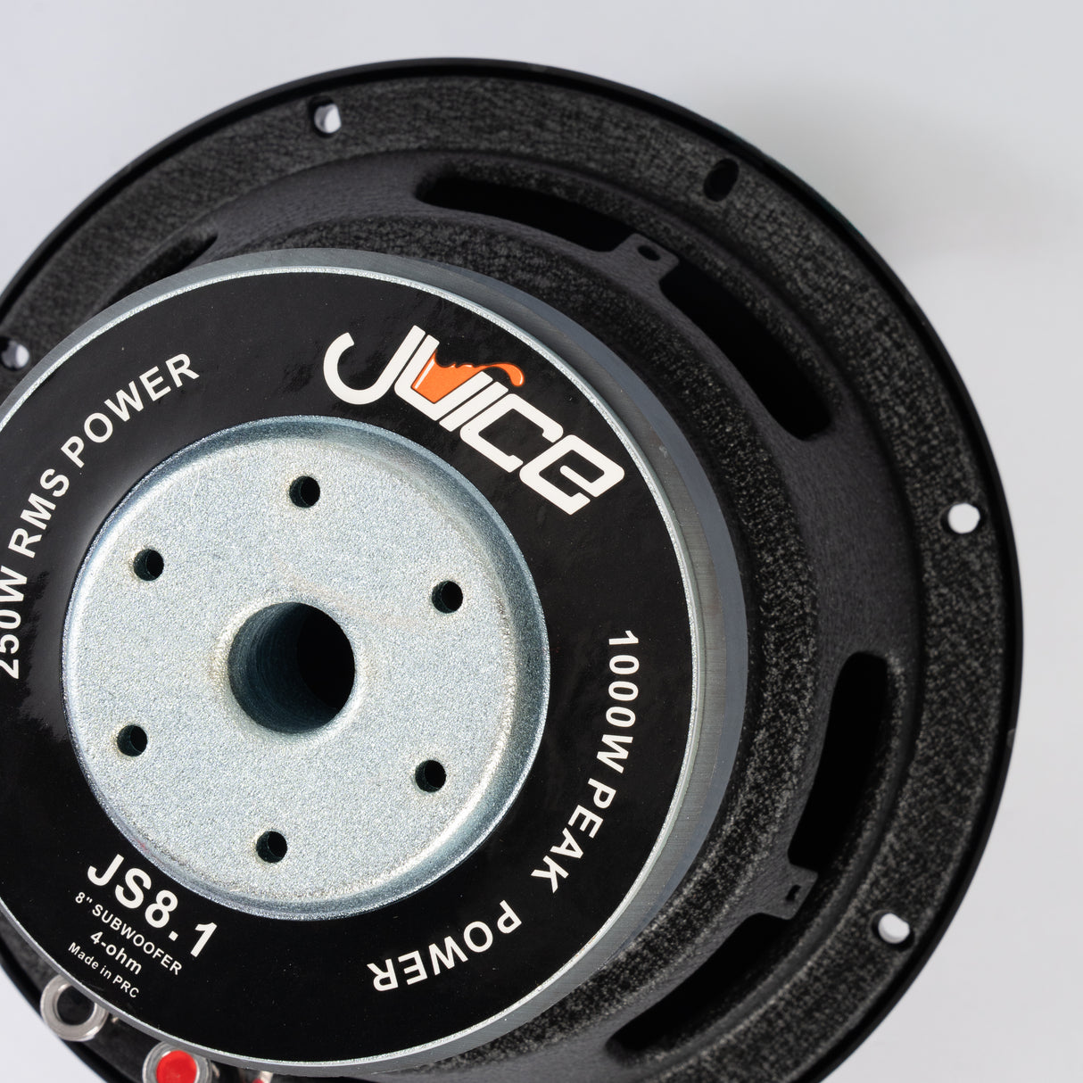 Juice JS8.1 1000W 8" Single Voice Coil 4Ω Subwoofer Bass Driver