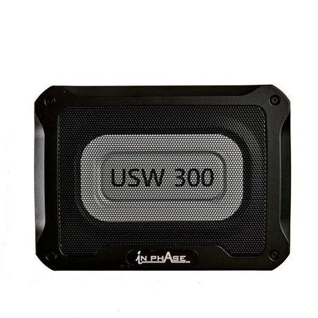 In Phase USW300 - 300W Underseat Compact Subwoofer For Volkswagen T5 and T6 Complete with Wiring Kit