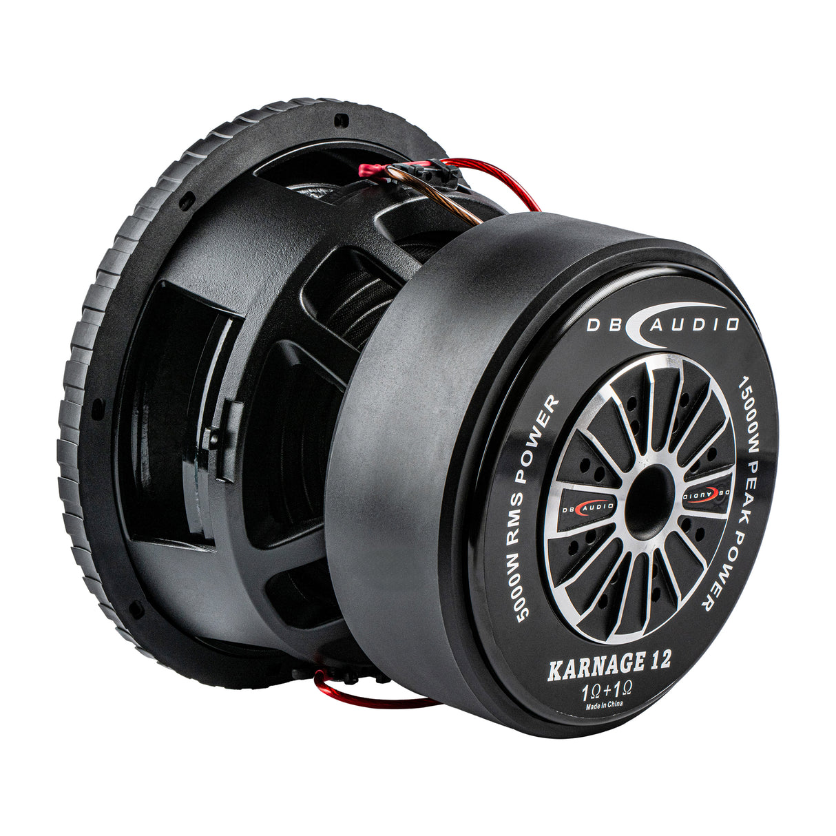 DB Audio KARNAGE 15000W 12" Dual 1Ω Voice Coil SPL SINGLE Subwoofer