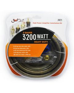 JWTRU21 2 Gauge High Power Amplifier Wiring Kit 3800W